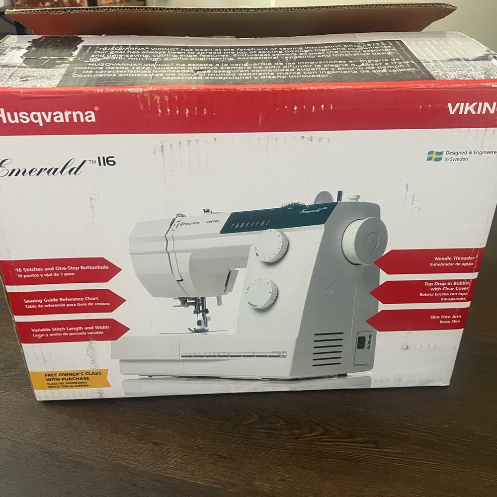 Husqvarna Emerald 116 sewing machine